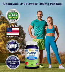aSquared Nutrition CoQ10 bottle on desk in daily routine setup.