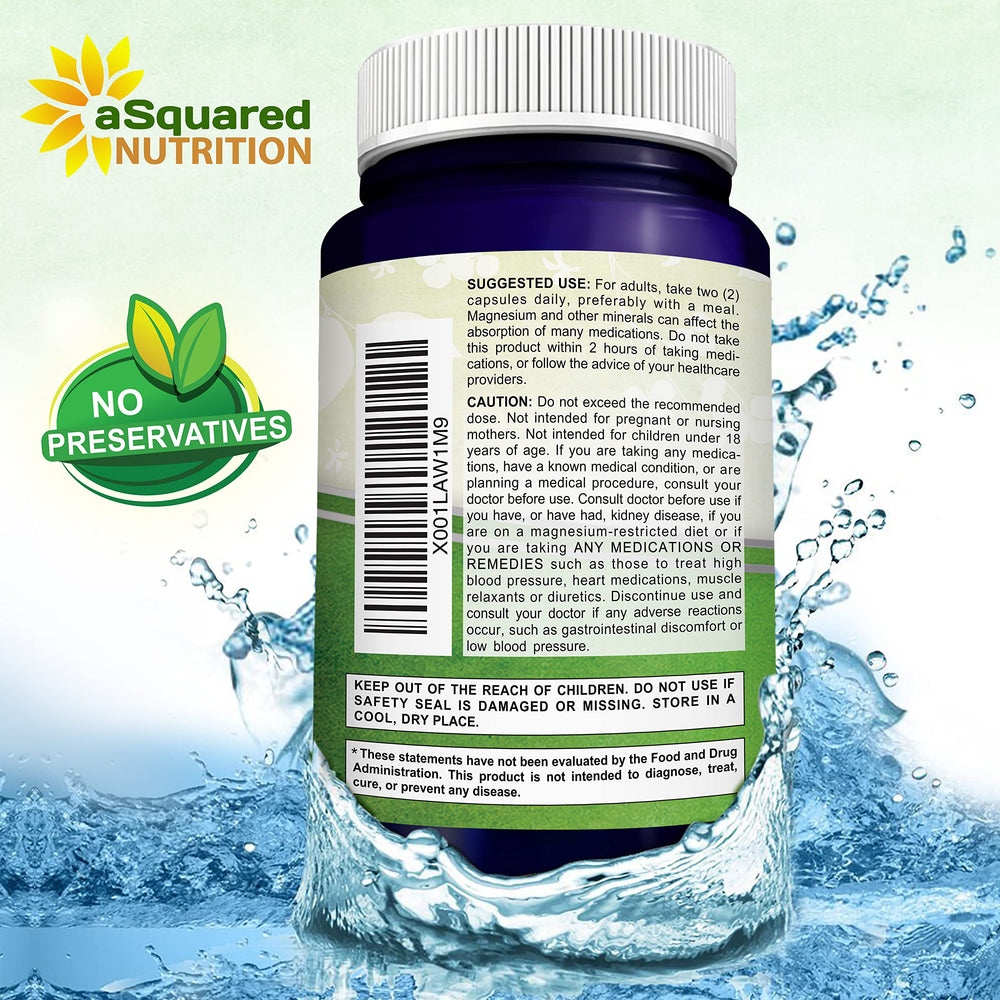 asquared nutrition digestive support potential with magnesium citrate aiding regularity