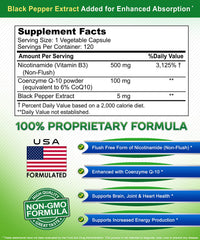 aSquared Nutrition Nicotinamide with CoQ10 powder scoop shows easy daily ingestion