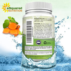 aSquared Nutrition turmeric curcumin packaging in lifestyle photo