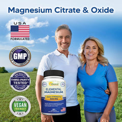 aSquared Nutrition magnesium bottle featuring USA formulated seal for quality.