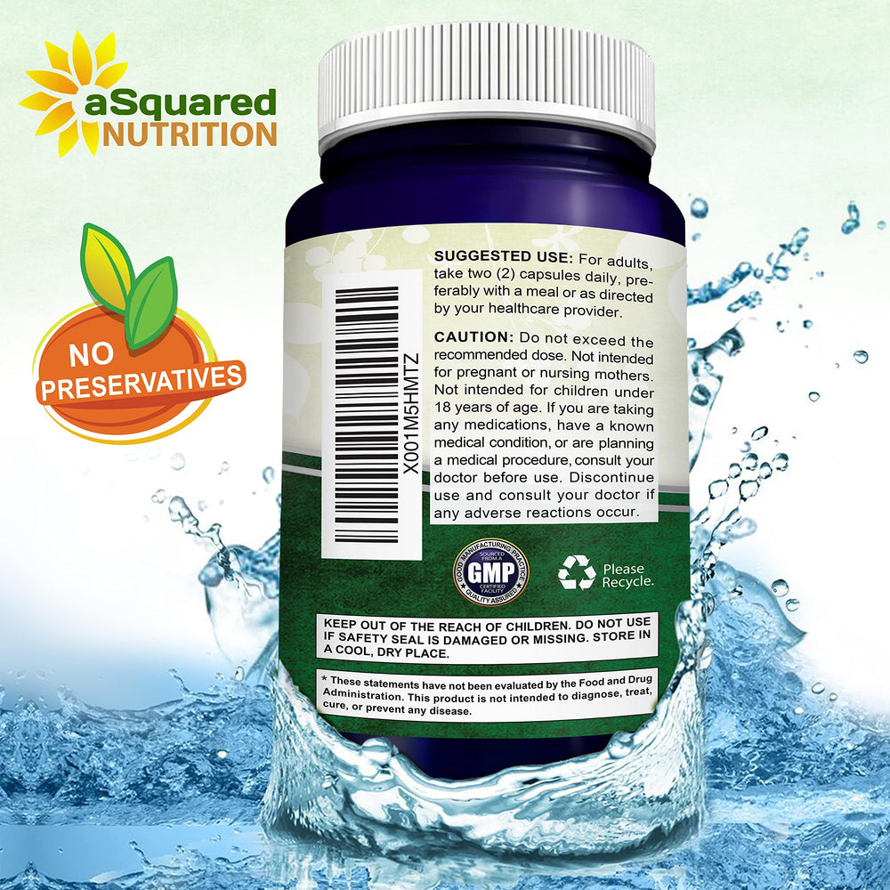 aSquared Nutrition liposomal vitamin C bottle layout indicates vegan-friendly formulation