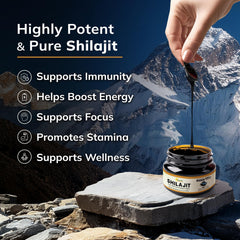 aSquared Nutrition Shilajit Resin is 100% natural and vegan-friendly.