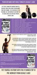 Assault Labs Wild Thing energy-boosting flavor profile appealing to gym enthusiasts