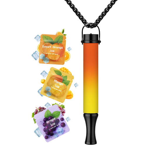 ASTOFLI breathing necklace with adjustable airflow for calm mindfulness