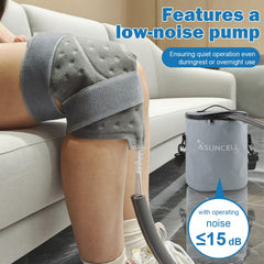 ASUNCELL remote control enables easy adjustment of flow and timer during therapy sessions.
