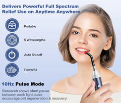 Aswaysun wand on neck and shoulder to ease everyday tension.