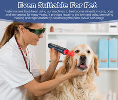 Aswaysun 2-in-1 red and infrared therapy wand with compact packaging.