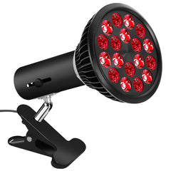 Aswaysun red light therapy bulb showing 660nm and 850nm wavelengths for skin care and comfort