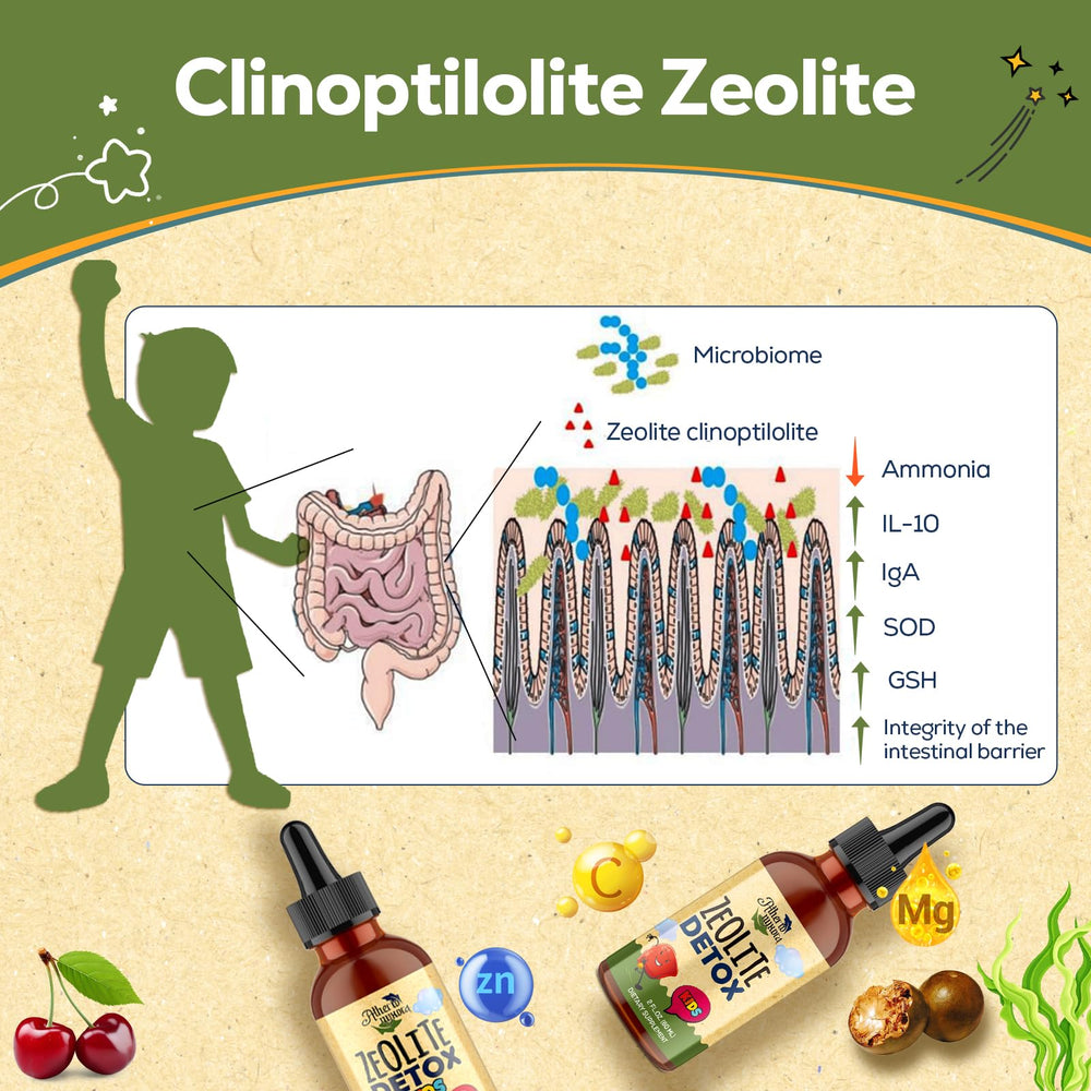 Atherionyxora Zeolite Detox for Kids ready to be enjoyed with natural sweetness.