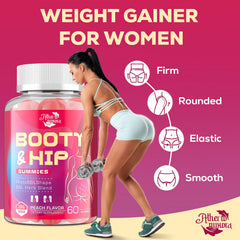 Atherionyxora zero sugar peach gummy with calorie note