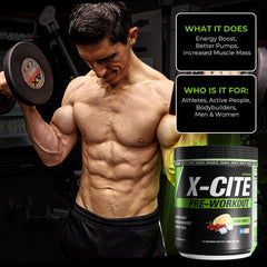 ATHLEAN-RX X-CITE powder dissolves quickly for easy mixability