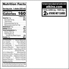 On-the-go Atkins shake packaging for busy days