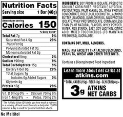 Six-carton box packaging of Atkins Lemon Bars for easy sharing.
