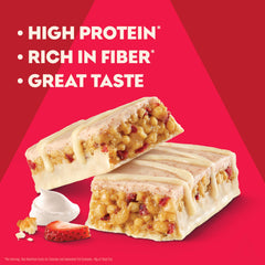Atkins bar cross-section highlighting protein and fiber content