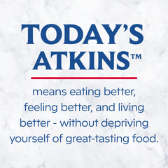 Served Atkins Vanilla Cream shake showcasing creamy texture