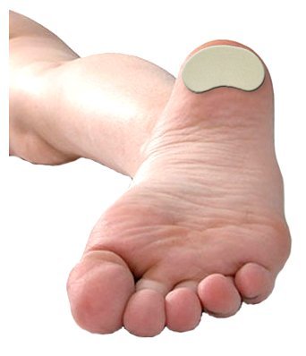 Atlas Biomechanics 100-pad moleskin pack with medical adhesive backing for long wear.