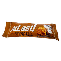 At Last! cookie dough bar on hand for a convenient protein snack