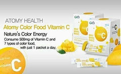 ATOMY Colorfood Vitamin C jar open with powder visible