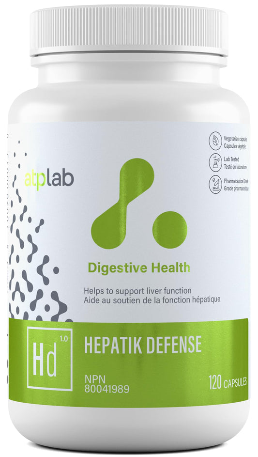 ATP LAB Hepatik Defense bottle front for daily liver support