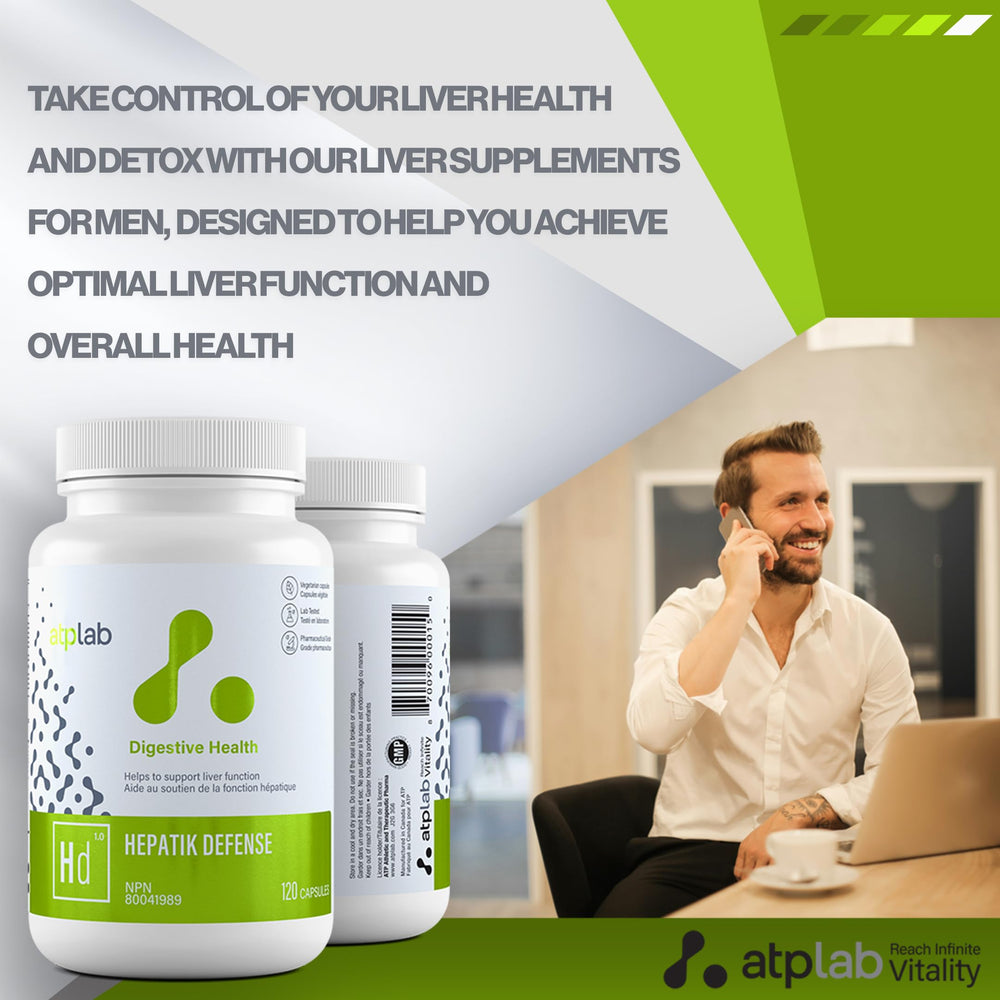 ATP LAB Hepatik Defense ingredients label outlines key components