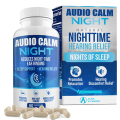 Audio Calm Night capsules close-up for a simple nightly ritual