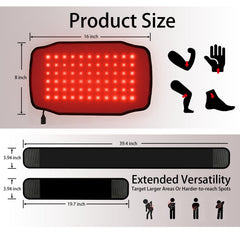 Audodo extension strap enabling universal fit across body parts for comfortable wrapping.