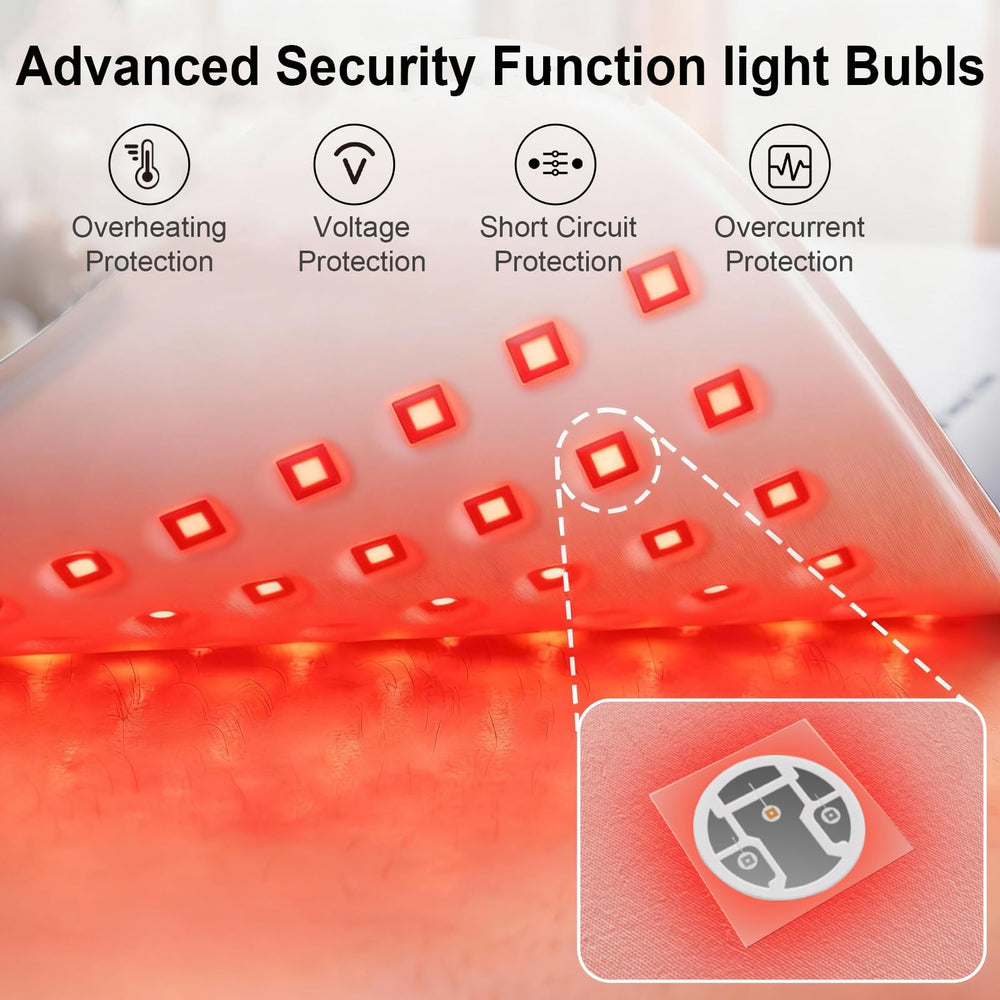 Audodo 3 modes 660nm 850nm for targeted warmth options at home.