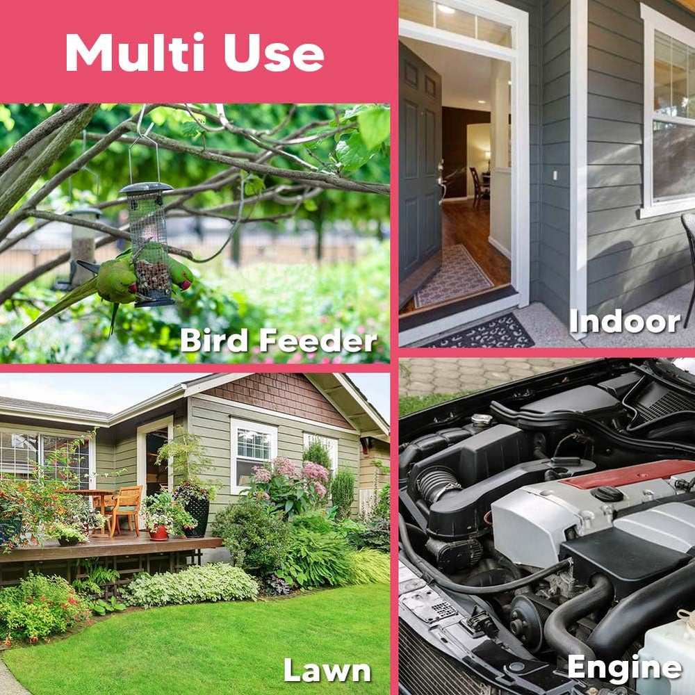 AUDQQM wood pile storage application helps keep occasional visitors away near wood piles.