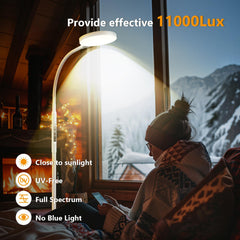 Aulaidik remote-control capability for convenient, hands-free operation of the therapy lamp