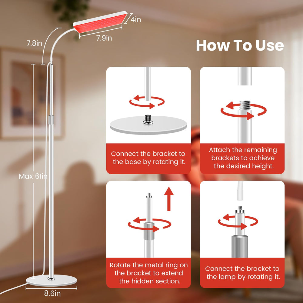 Aumtrly home-use lamp enables convenient skincare and body comfort routines.