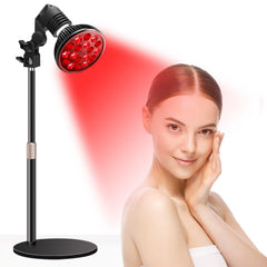 Aumtrly red light lamp base ensures stable tabletop setup for sessions.