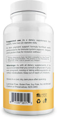 Daily routine scene with a bottle and capsules for skin health.