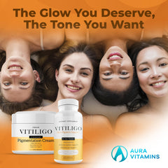 Aura Vitamins Dermawonder GMP-certified product, high purity standards for trust and quality.