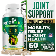 AURA VITAMINS REGEMAX bottle front supports joint comfort in daily life