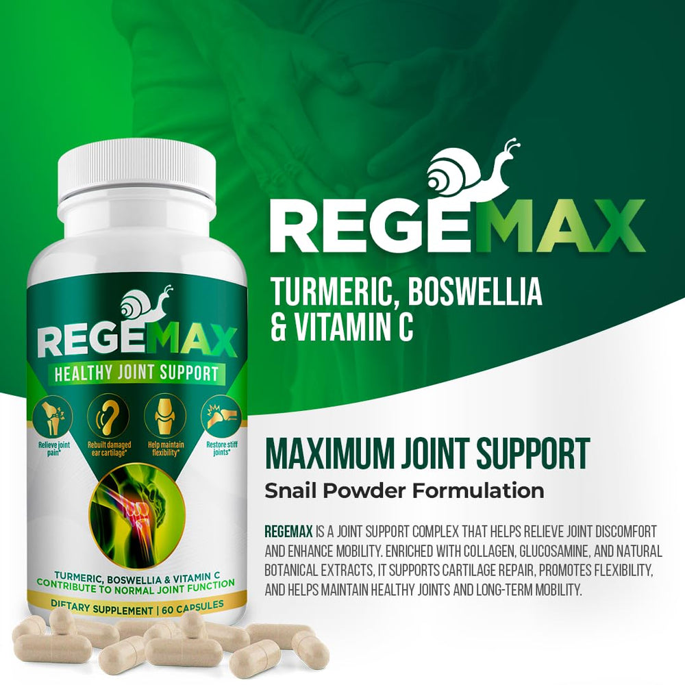 REGEMAX capsules close-up show easy-to-swallow daily use