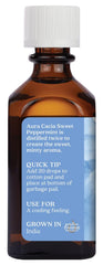 Aura Cacia Sweet Peppermint Oil bottle ready for blend-ready aromas.