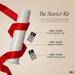 Aura House packaging presents premium, gift-ready fragrance duo