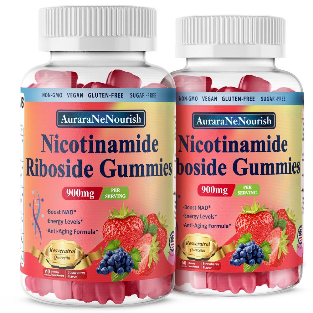 AuraraNeNourish NAD Resveratrol 2-pack bottle for daily energy support