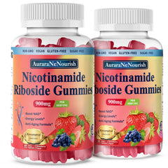 AuraraNeNourish NAD Resveratrol 2-pack bottle for daily energy support