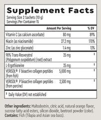 Aurelia Collagen Revive daily dose shown ready for quick morning mixing.