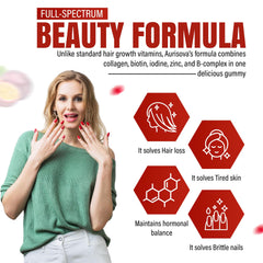 Aurisova Everyday Glow Non-GMO and gluten-free labeling