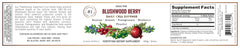 Aussie Pure Blushwood Berry label detail with EBC-46 note.