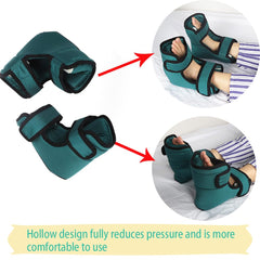 AUSTYLCO heel cushion used in bed and wheelchair settings