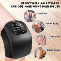 Auxoliev knee massager ergonomic wrap around knee for secure contact