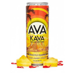 AVA KAVA Pineapple Hibiscus can for fast-acting relaxation and no sugar