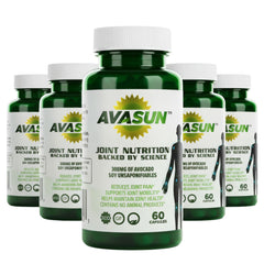 AvaSun ASU Joint Support bottle with capsules for daily joint care.