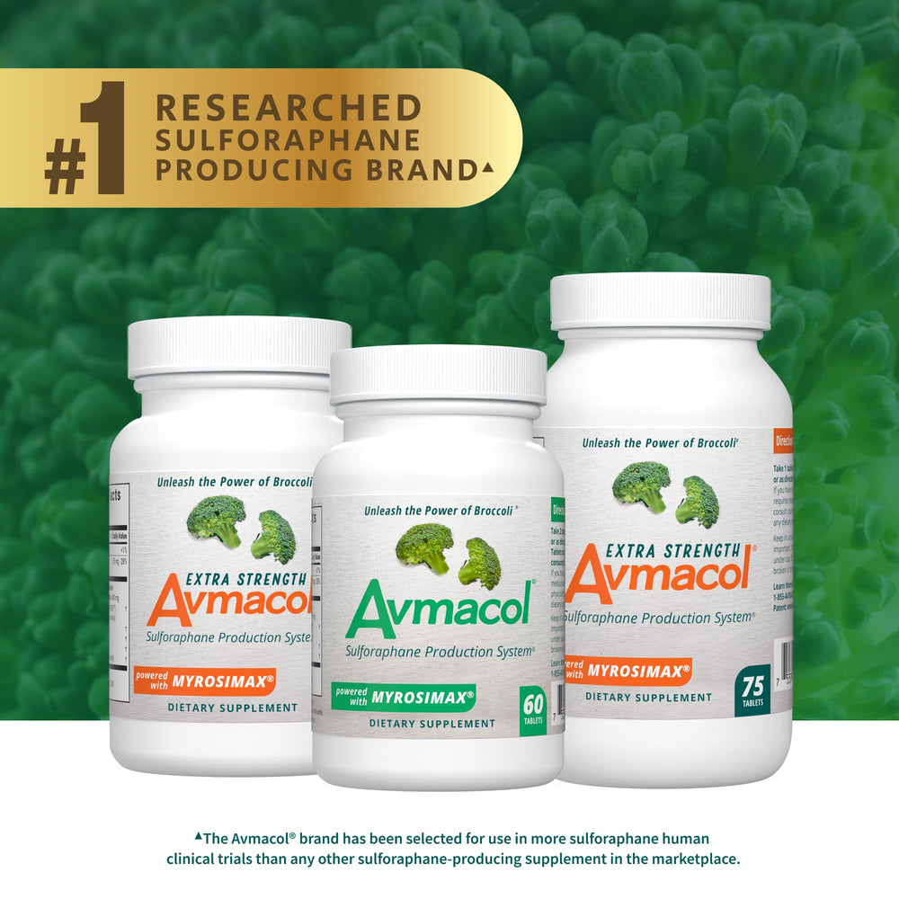 Avmacol packaging on shelf—premium bottle design with clear labeling.