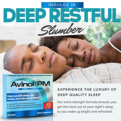 Avinol PM tablet pour demonstrating single-dose convenience
