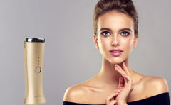 Avorla Red Light Facial Wand, compact design ideal for travel.